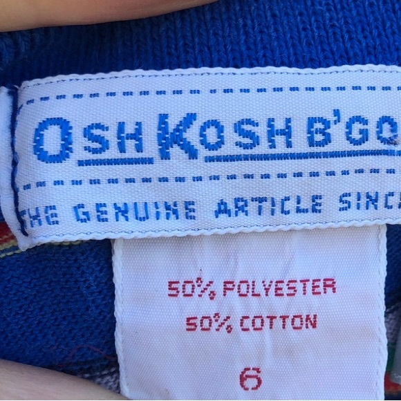 Vintage Boys OshKosh Polo Shirt 4T - Picture 2 of 3